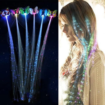 Glowing Flashing Hair Braid