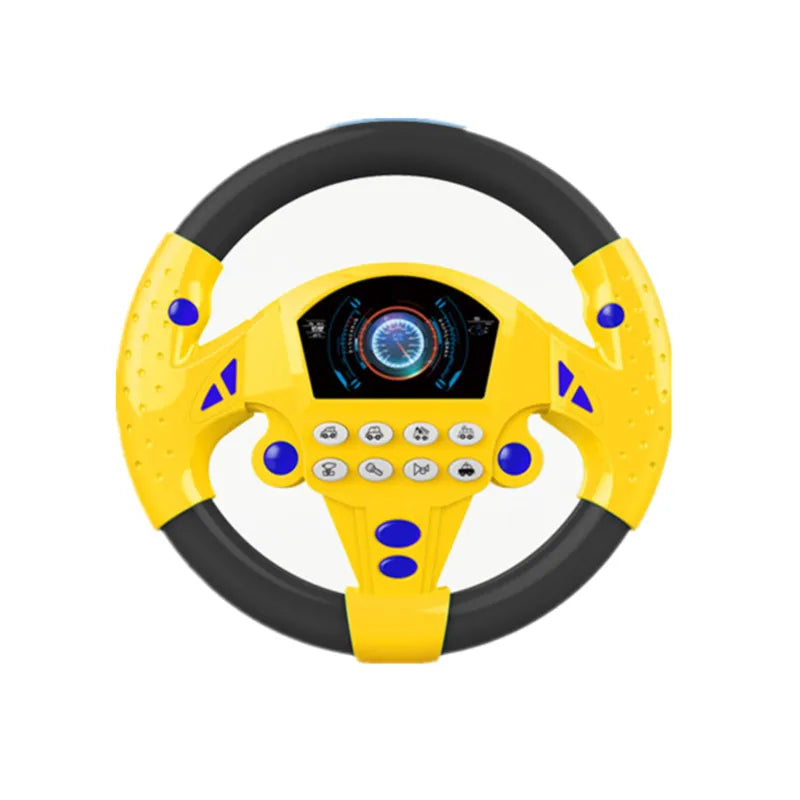 Eletric Simulation Steering Wheel Toy with Sound