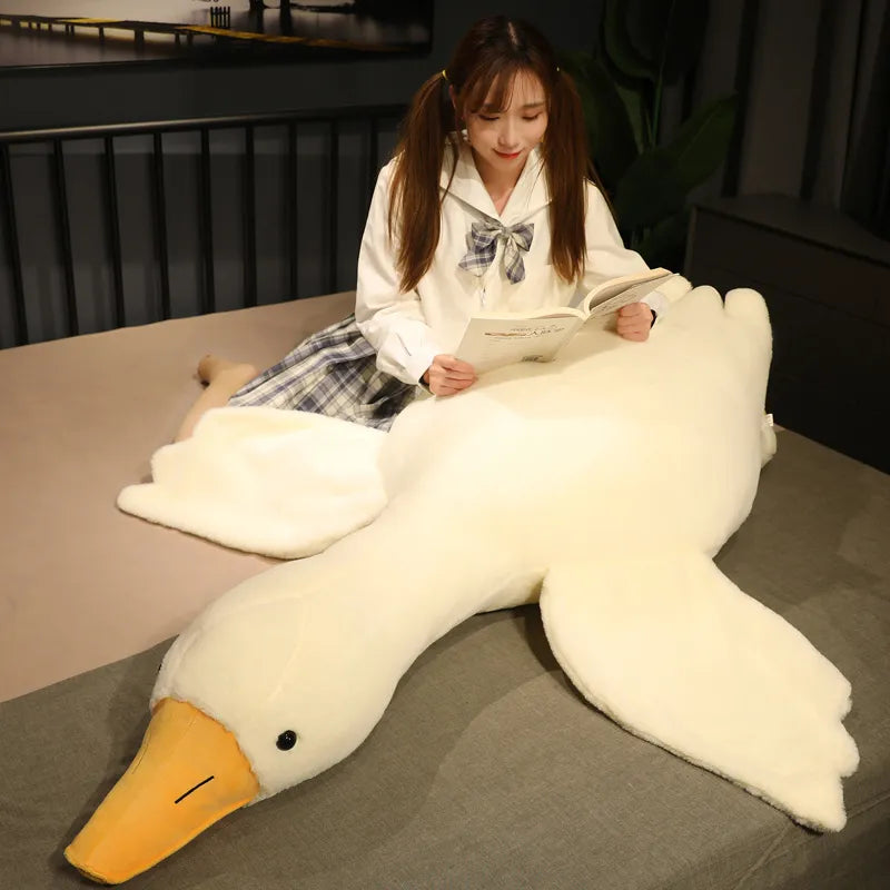 50-190cm Huge Duck Soft Stuffed Pillow